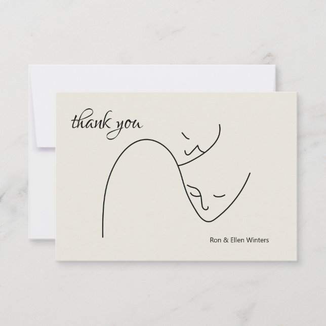 Faces Thank You Card (Front)