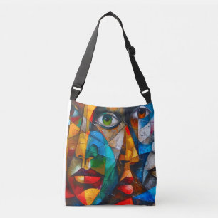Faces we know crossbody bag