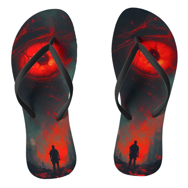 Faces we know flip flops (Footbed)