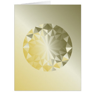 Faceted Gem Yellow Beryl