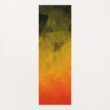 Facettes abstraites de coucher du soleil - tapis