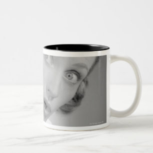 Facial Expressions Two-Tone Coffee Mug
