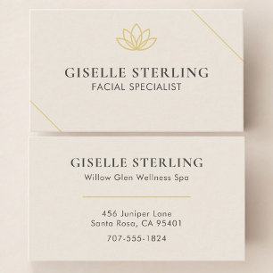 Facial Specialist Business Card