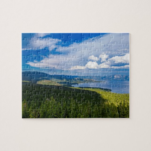 Facile 100+ Piece Lake Tahoe Jigsaw Puzzle Puzzle (Horizontal)