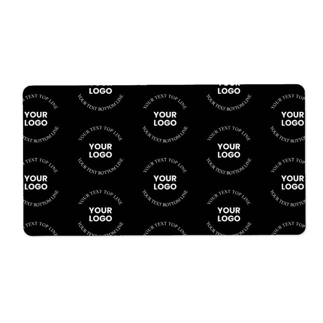 Facile à remplacer Logo et Motif de texte modifiab (Devant)