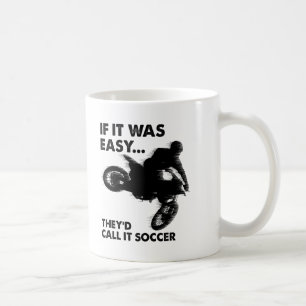 Facile est Soccer Funny Mug