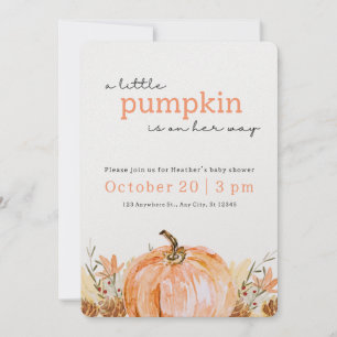 FACILE ! Invitation Baby shower Automne - Ajouter 