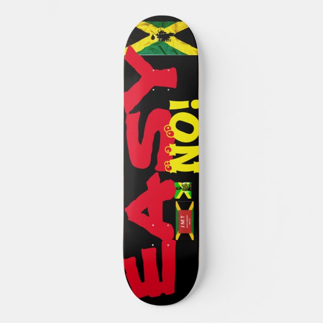 FACILE NON ! 20,96 cm Plateau de skateboard (Recto)