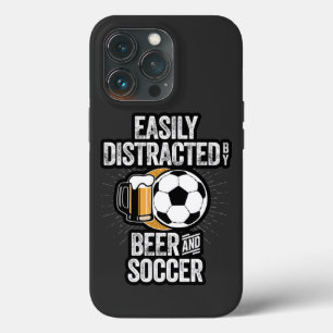Facilement distrait par Bière et Coque de soccer-M