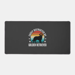 Facilement distrait par Golden Retriever Retro Sun