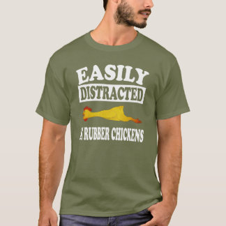 Facilement Distrait Par Le T-Shirt De Poulets En C