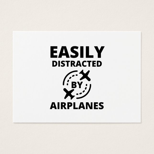 Facilement distrait par les avions amusant pilote  (Devant)