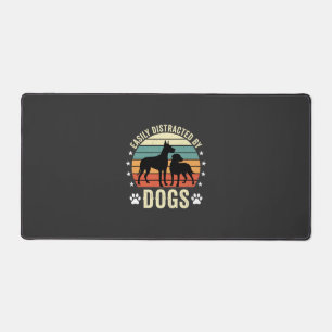Facilement distrait par les chiens Vintage Retro C