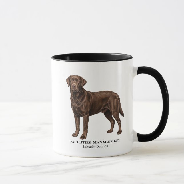 Facilities Management Labrador Mug (Right)