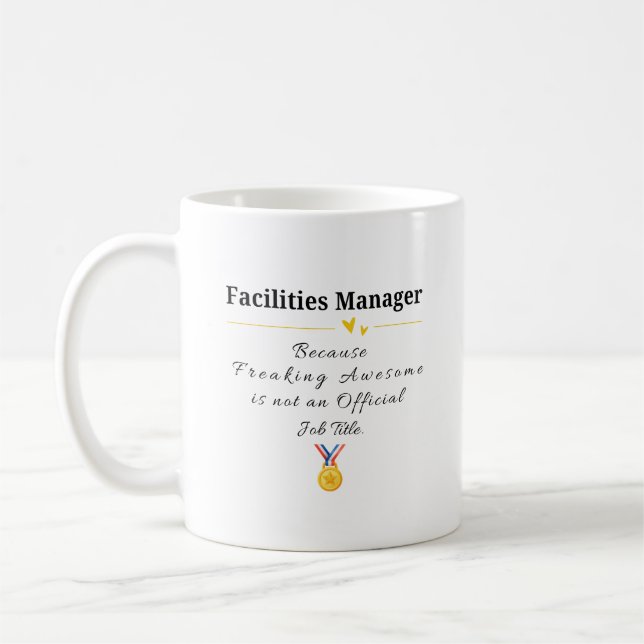 Facilities Manager Coffee Mug (Left)