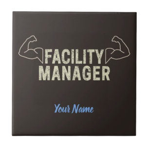 Facility Manager or Janitor and caretaker gift Tile