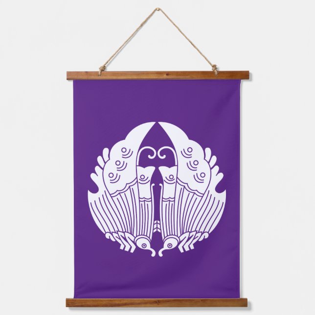 Facing ageha butterflies hanging tapestry (Front)