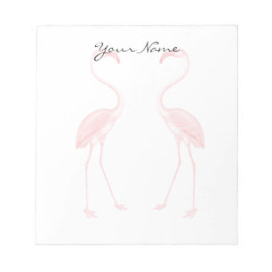 Facing Flamingos Notepad