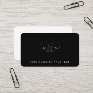 Facing Skulls Business Card