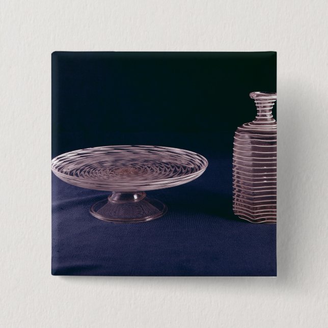 Facon de Venise latticinio tazza 2 Inch Square Button (Front)