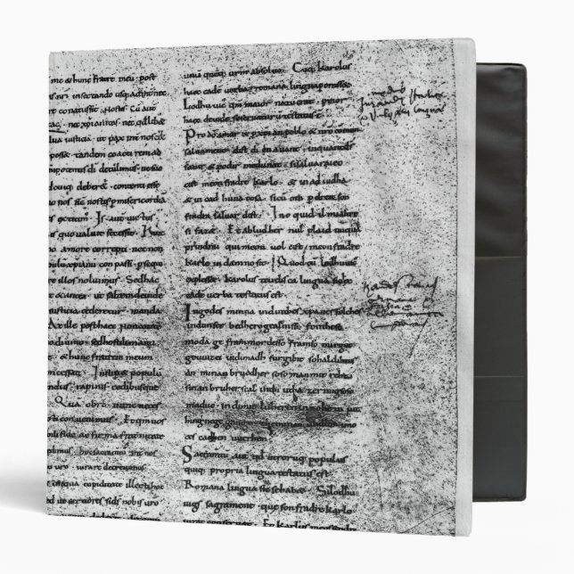 Facsimile copy binder (Front/Inside)
