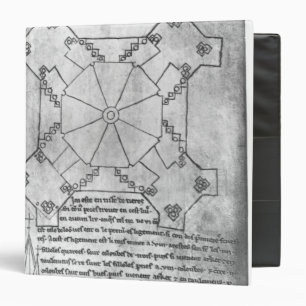 Facsimile copy of a plan of the tower binder