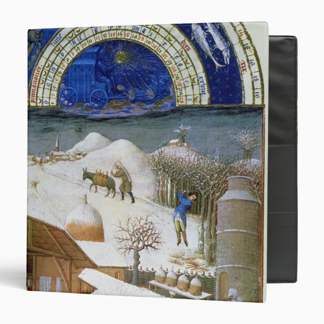 Facsimile of February Binder (Front/Inside)