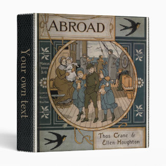 Facsimile old 1884 travel book binder