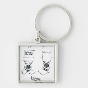 Facsimiles of William Shakespeare's signature Keychain