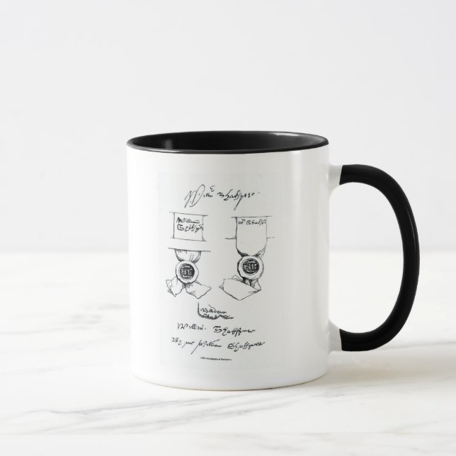 Facsimiles of William Shakespeare's signature Mug (Right)