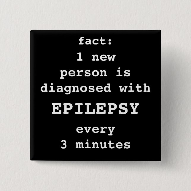 fact: 1 every 3 minutes 2 inch square button (Front)