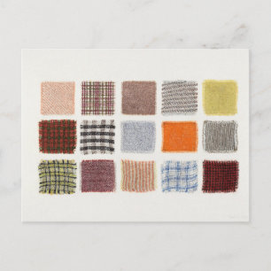 Factory cloth samples (19351942) by Frank J. Mace Postcard