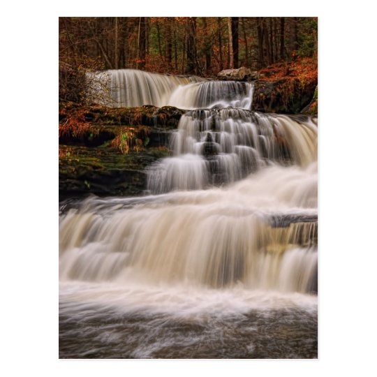 Factory Falls in the Poconos of Pennsylvania Postcard