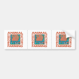 Factory Farming Bumper Sticker
