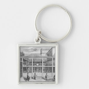 Factory for shotgun cartridges, Usine Chaudun Keychain