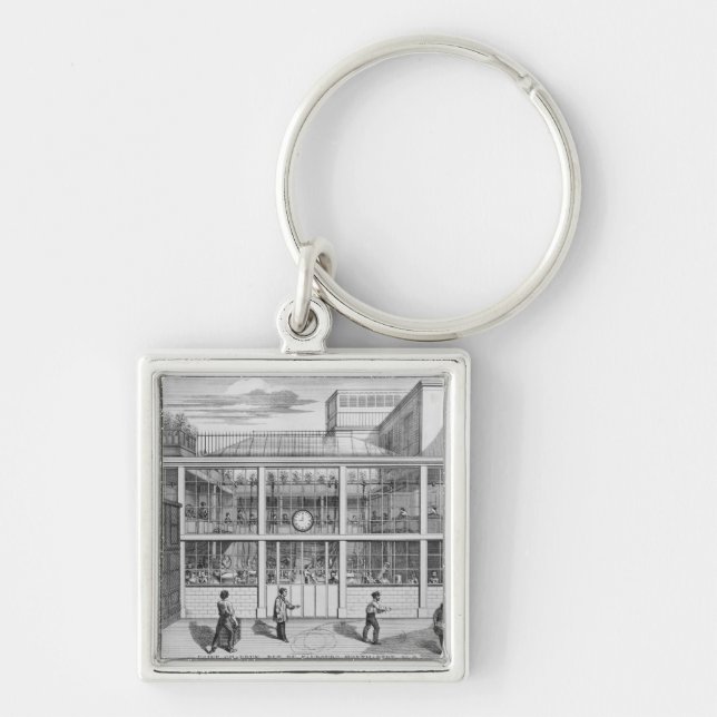 Factory for shotgun cartridges, Usine Chaudun Keychain (Front)