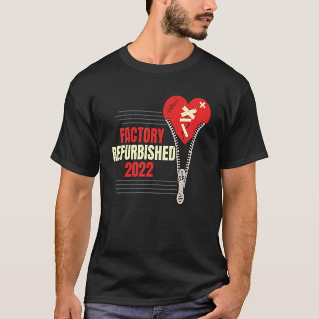 Factory Refurbished 2022 Open Heart Surgery Zipper T-Shirt (Front)
