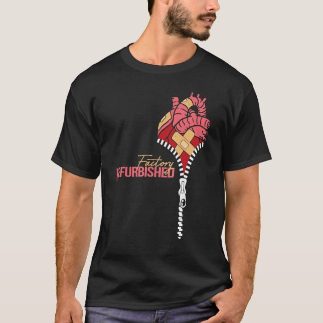 Factory Refurbished Heart Surgery Survivor Warrior T-Shirt (Front)