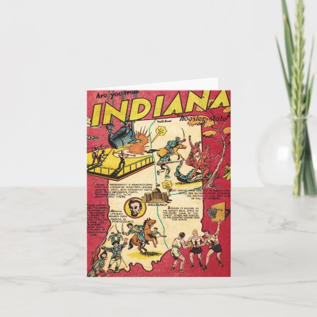 Facts About Indiana Card (Front)