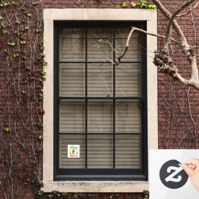 Facts Trump Lies Window Cling (Home Window)