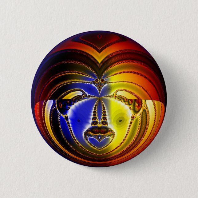 Factual Face 2 Inch Round Button (Front)