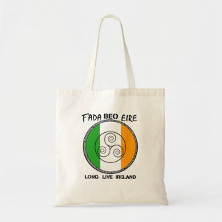 'Fada Beo Éire/Long Live Ireland' Tote Bag