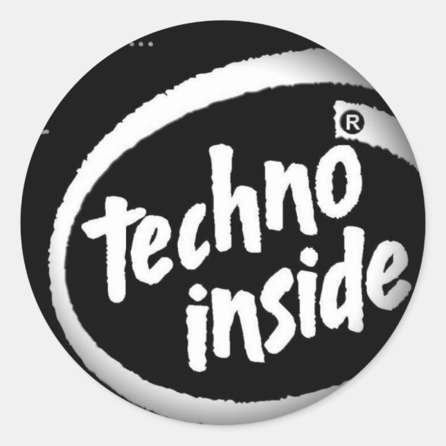 Fade to Black Round Stickers (Front)