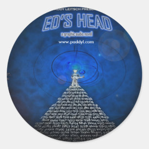Fade to Black Round Stickers - Customized