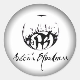 Fade to Black Round Stickers - Customized