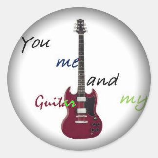 Fade to Black Round Stickers - Customized