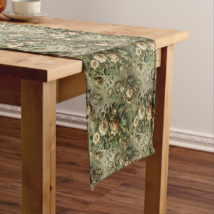 Fade to Grace – Gothic Baroque Short Table Runner