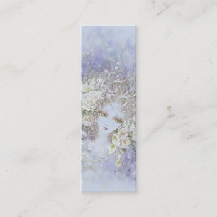 Fade to White Bookmark Mini Business Card