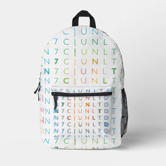 Fade V2 [ISLAND] Printed Backpack (Front)