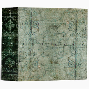 Faded Aged Green Ancient Tome Binder